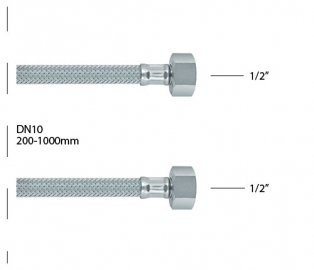SBA BRINOX CREVO 1/2-1/2 30cm